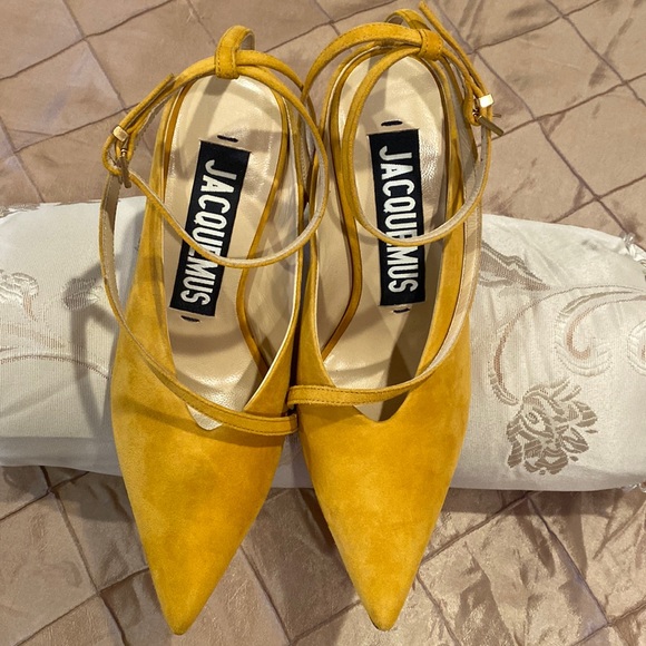 Jacquemus fabulous pumps, light mustard, size 37 - Picture 1 of 13
